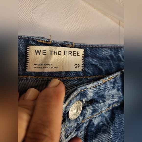 Free People We The Free Tennessee Low Rise Printed Boyfriend Jeans - Picture 8 of 15